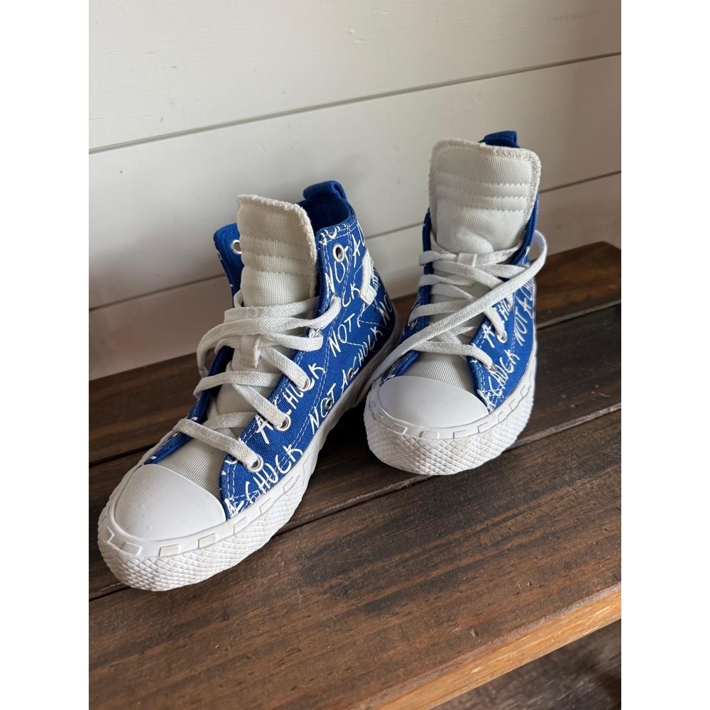 Converse High Not A Chuck University Blue White High Top Sneakers‎